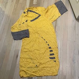 Vintage Silk Midi Dress